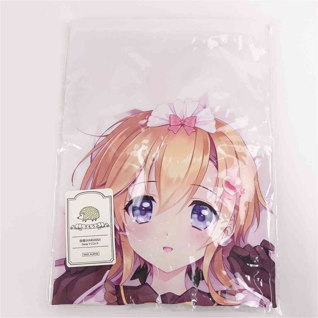 i-img1200x1200-17773507552432lxo8o0165475 1 - 【絵巻本舗】二次元イラストグッズ特化型買取専門店 Anime-style illustration of a young girl with blonde hair and purple eyes, wearing a white bow headband, on a packaged print in plastic wrap.